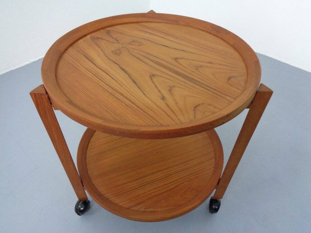 Serving trolley in teak from Sika Møbler, 1960s