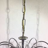 Lustre murano gouttes en cristal ambre