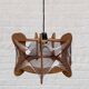 Hanging wood and stretched wire