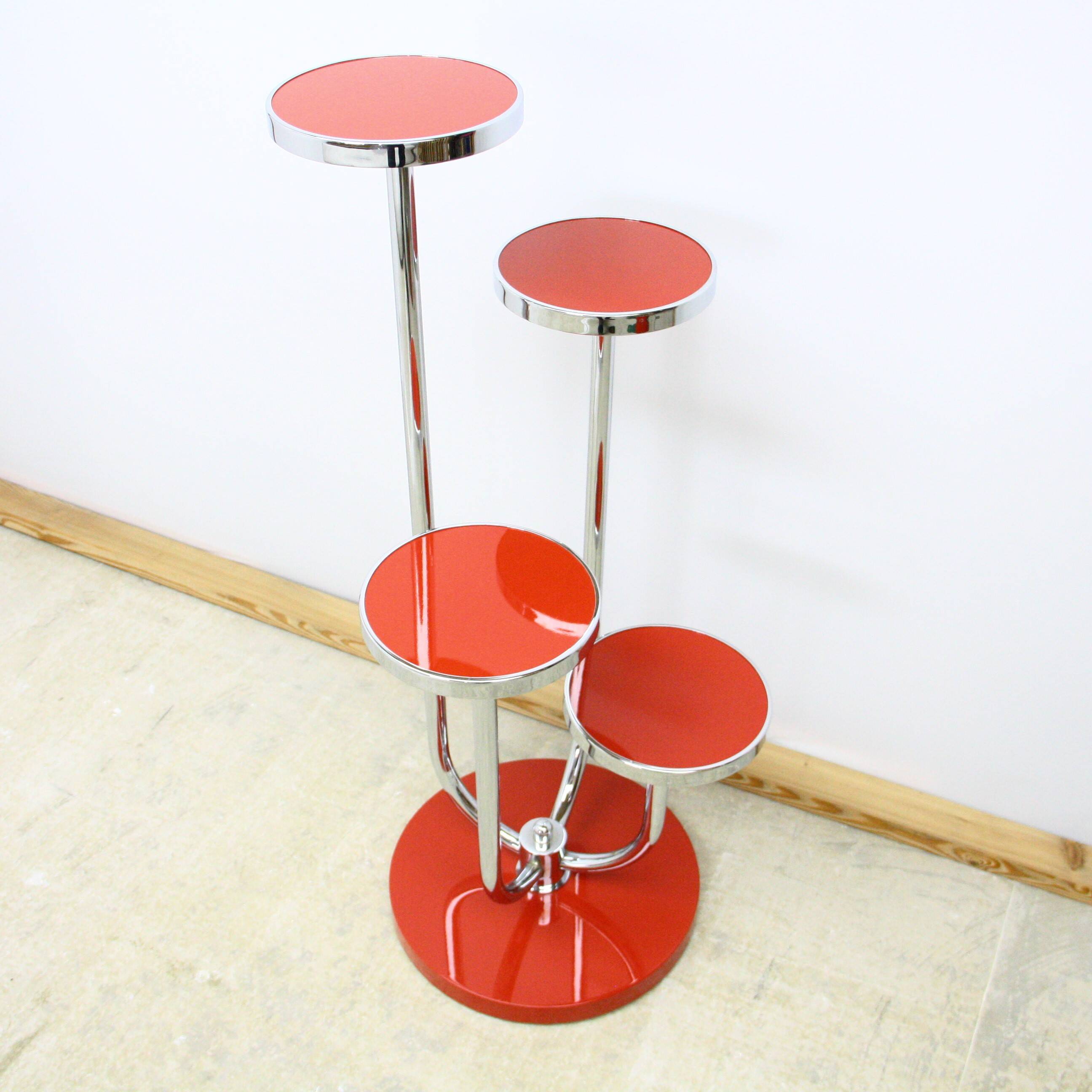 Functionalist/Bauhaus flower stand by J. Halabala, UP Zavody production