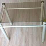 Glass end table “Yves Boutboul” - 1980s