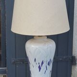 Lamp from the house Le Dauphin in ceramic and gilded brass