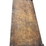 Vintage wooden open side cabinet / shelf