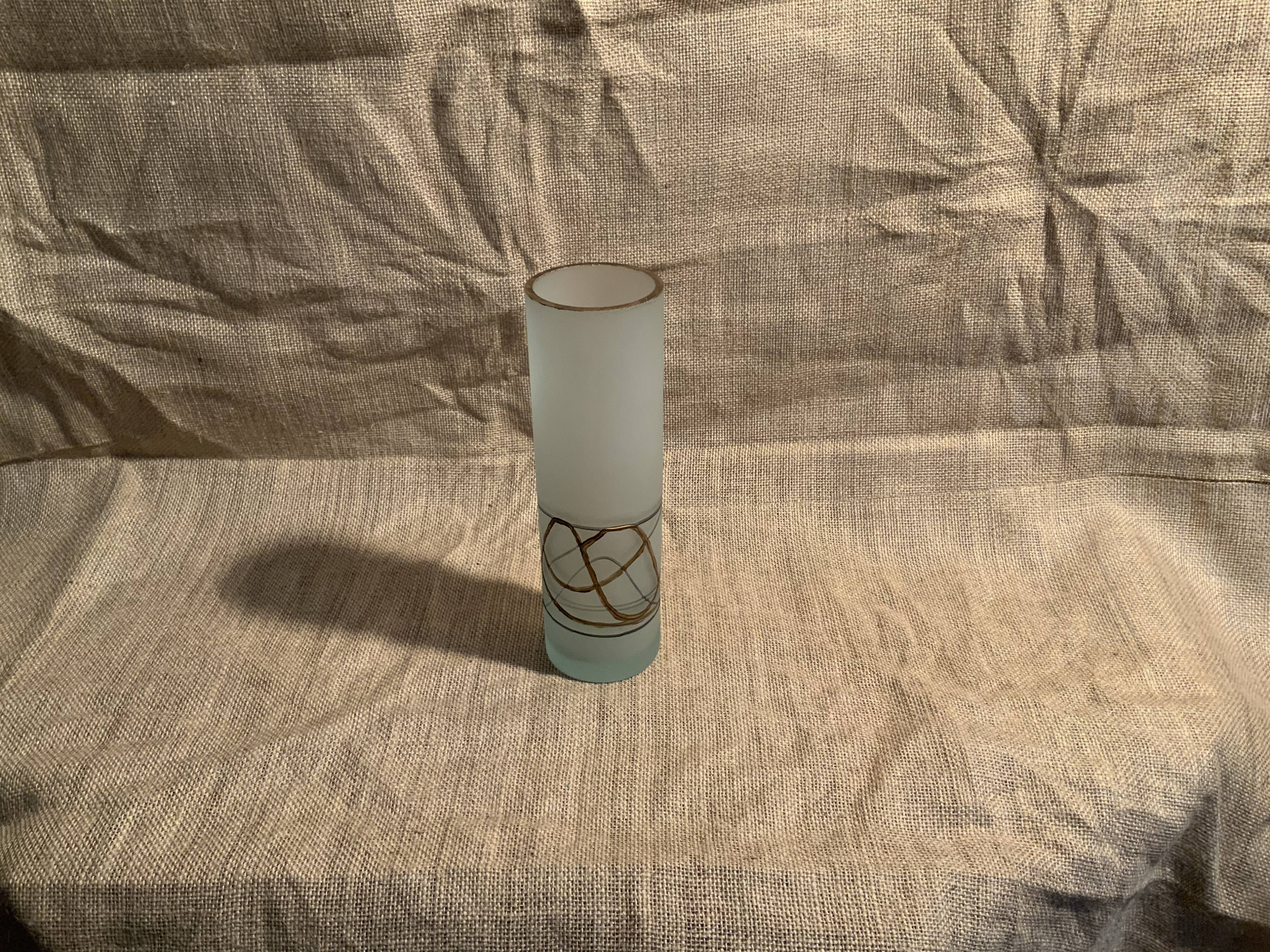 Glass paste vase