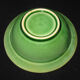 Bowl or empty pocket in green porcelain