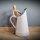 Broc enamelled white