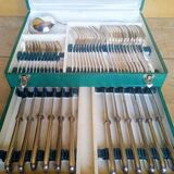 48-piece vintage silver-plated cutlery set