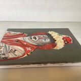 Clown painting oil on canvas signed