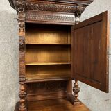 Renaissance cabinet in oak with brown patina circa 1850