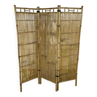 Vintage bamboo screen