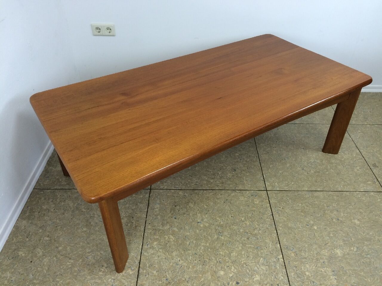 70s teak coffee table
