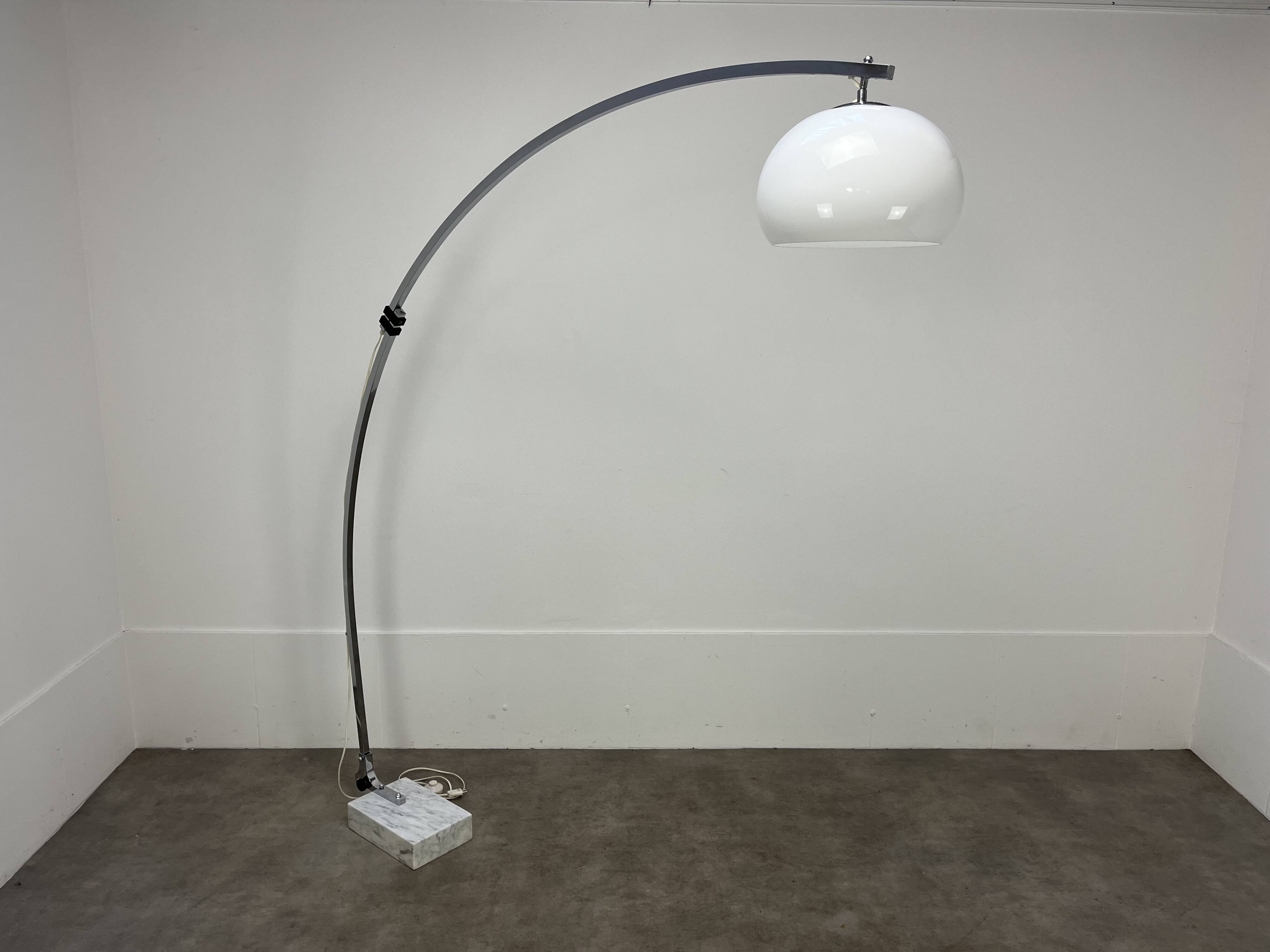 Goffredo Reggiani arc floor lamp, 1970s