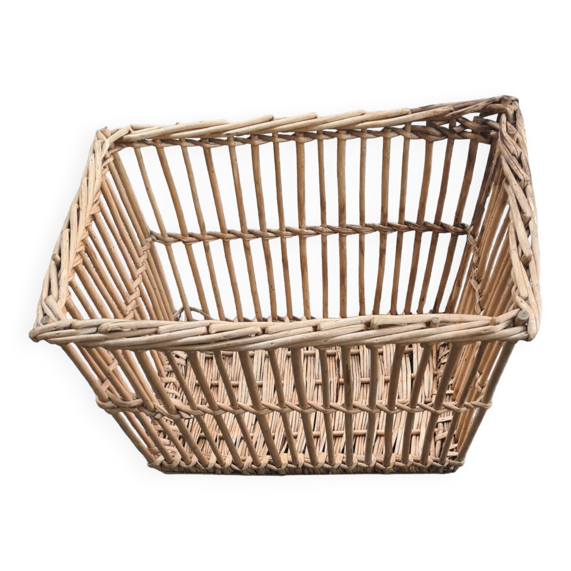 Vintage wicker basket