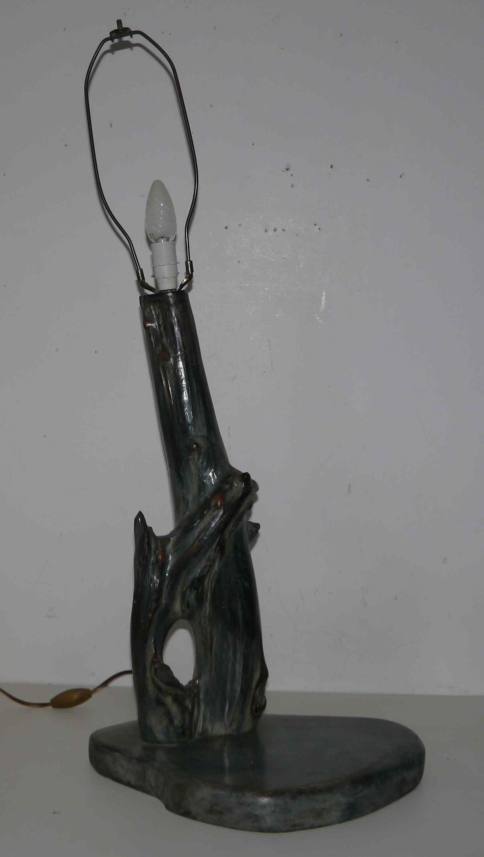 Lamp signed « Michel De Closets - Vancouver (Canada) - 1957 »