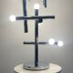 Temde Space Age lamp, vintage 1970s, made in Switzerland.