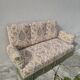 Louis Philippe style floral decor sofa bench from the nap period