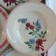 Set of 6 mismatched hollow plates Digoin and Badonviller