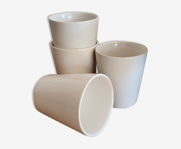 4 verres en céramique