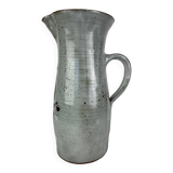 Très grand pichet/vase émaillée signé.