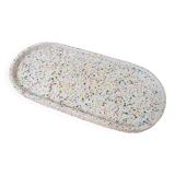 Oval tray — otone terrazzo