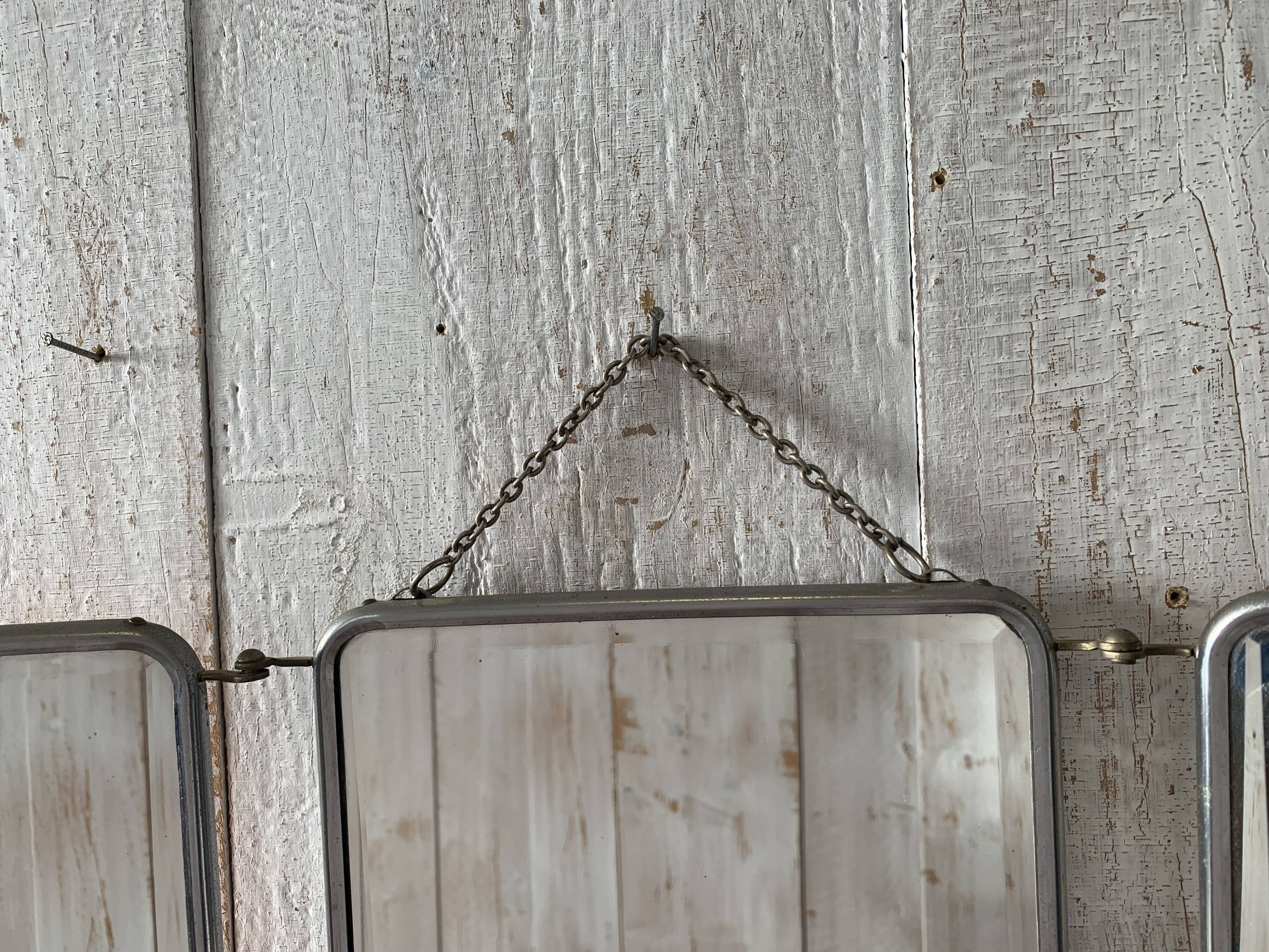 Vintage barber mirror