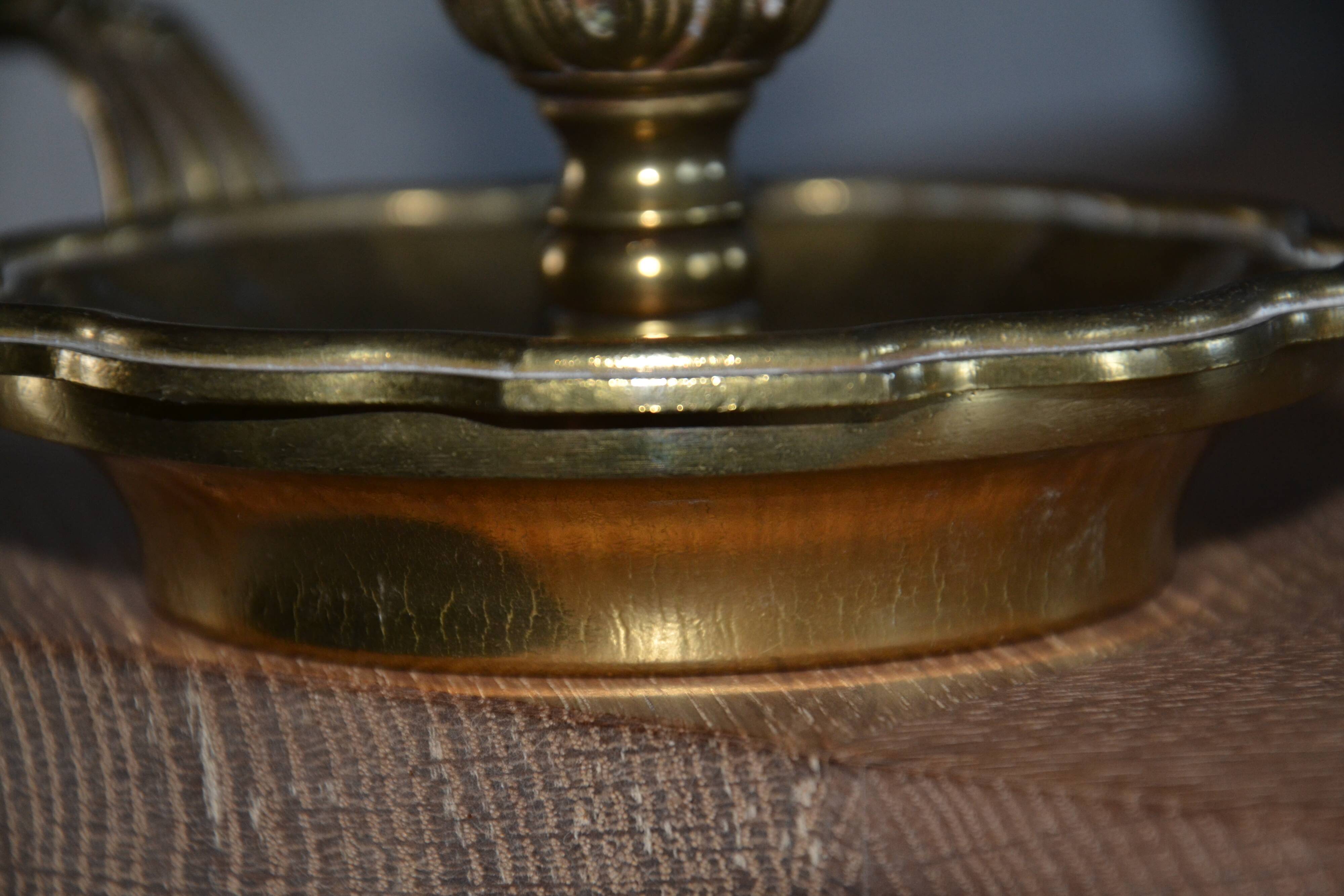 2 basement/bedside lamps in bronze