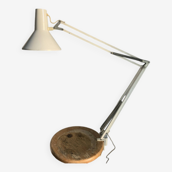 Lampe vintage 1960 architecte hcf type 85 carotte - 65 cm