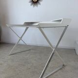 Bureau contemporain design italien  Andrea Lucatello pour Cattelan Italia modèle Qwerty bois et cuir