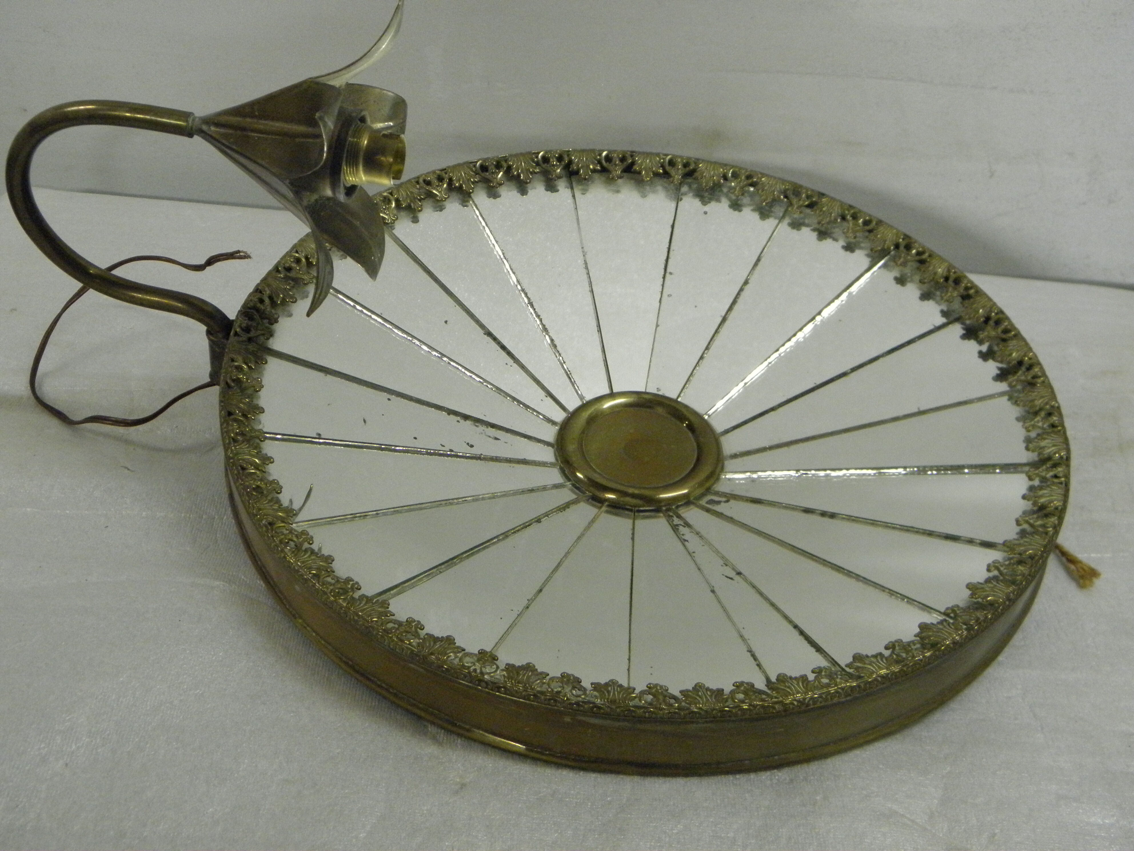 Pair of mirror sconces 19th