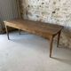 Antique wooden table with tapered legs – 200 cm