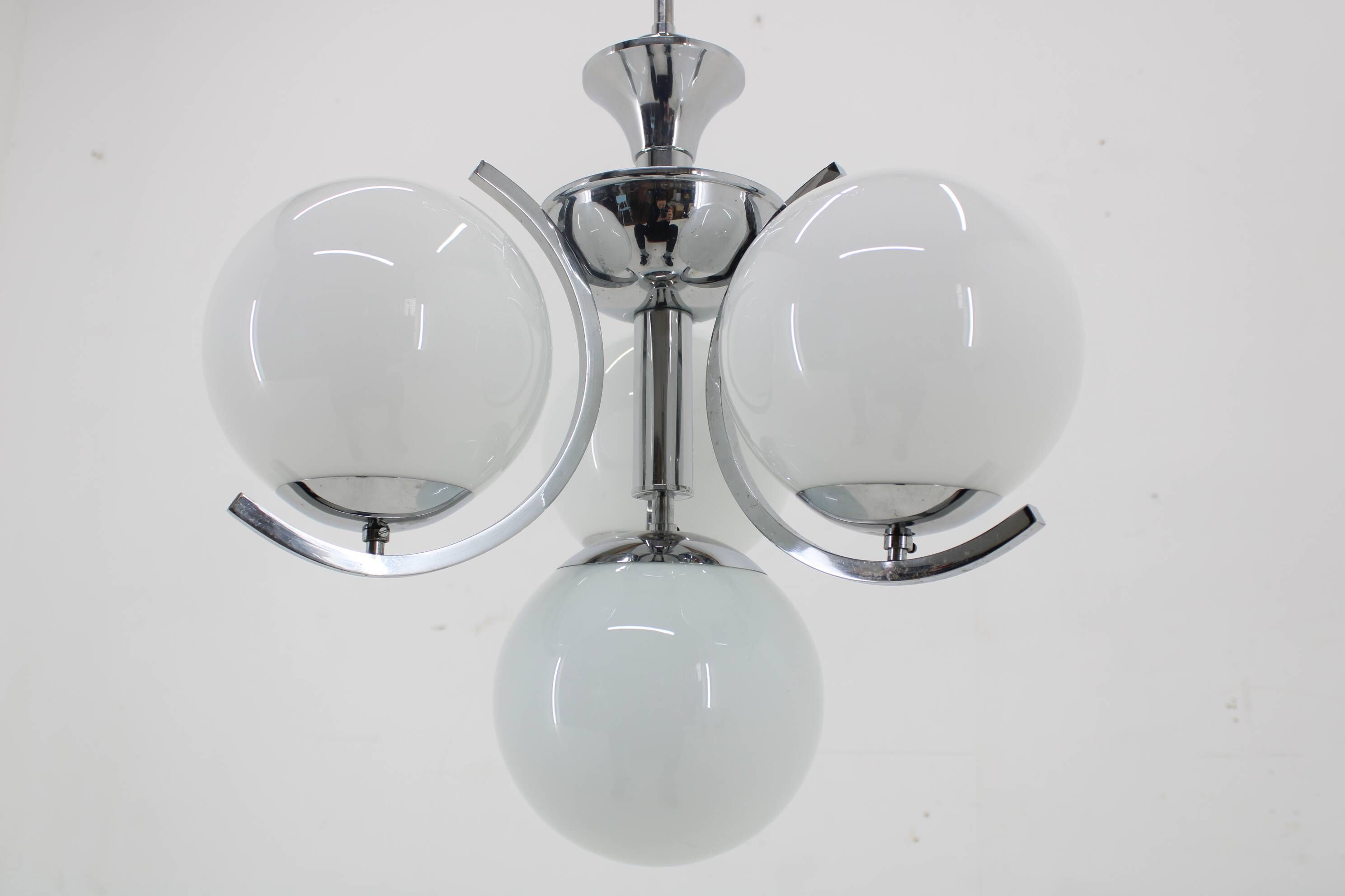 1930s Art Deco Chandelier, Czechoslovakia