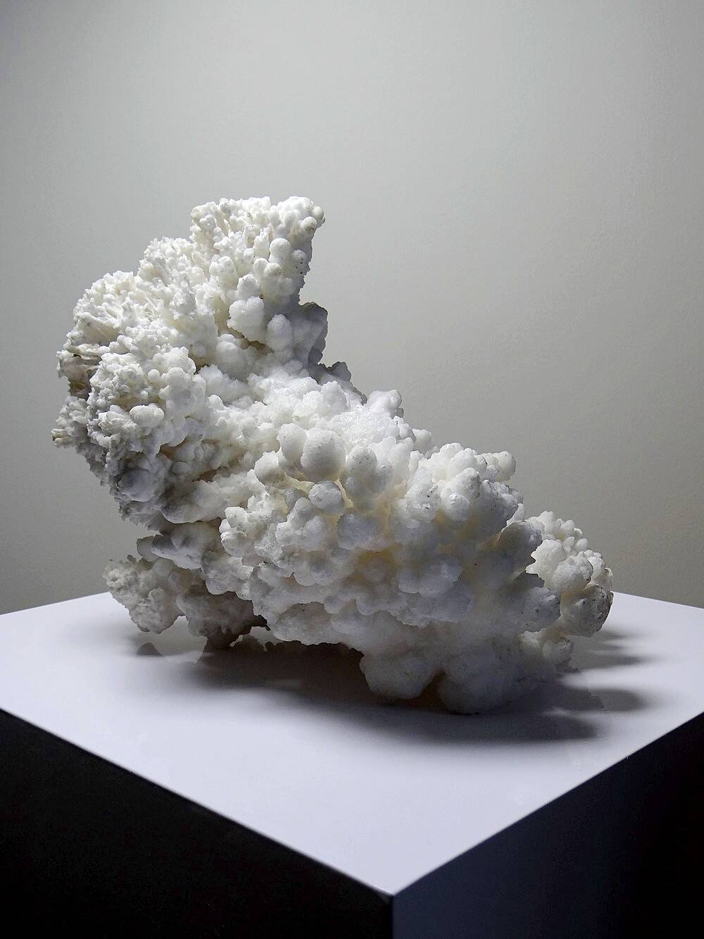 Collection minérale ancien spécimen d'aragonite blanche du Mexique +3,2kg