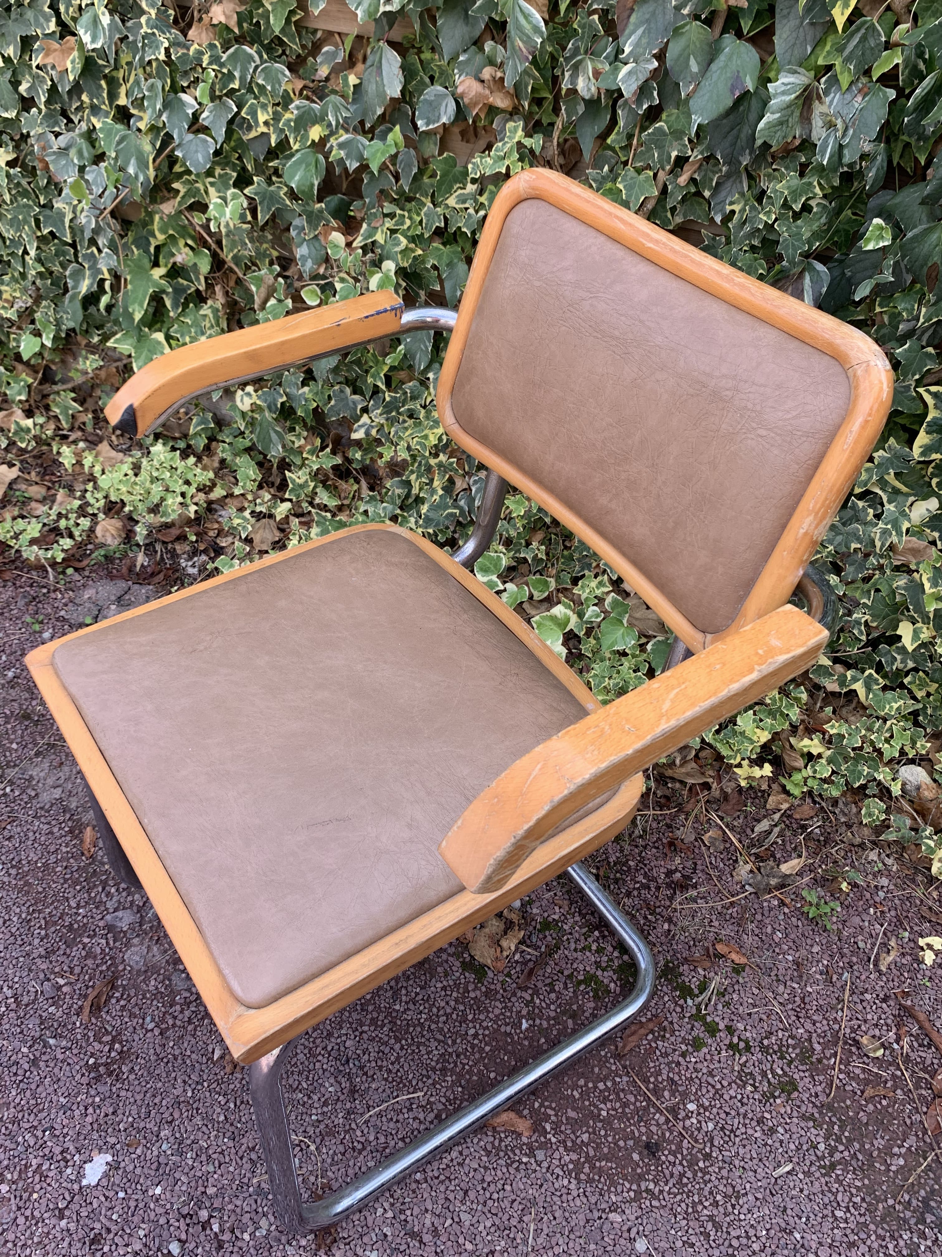 4 armchairs B64 by Marcel Breuer