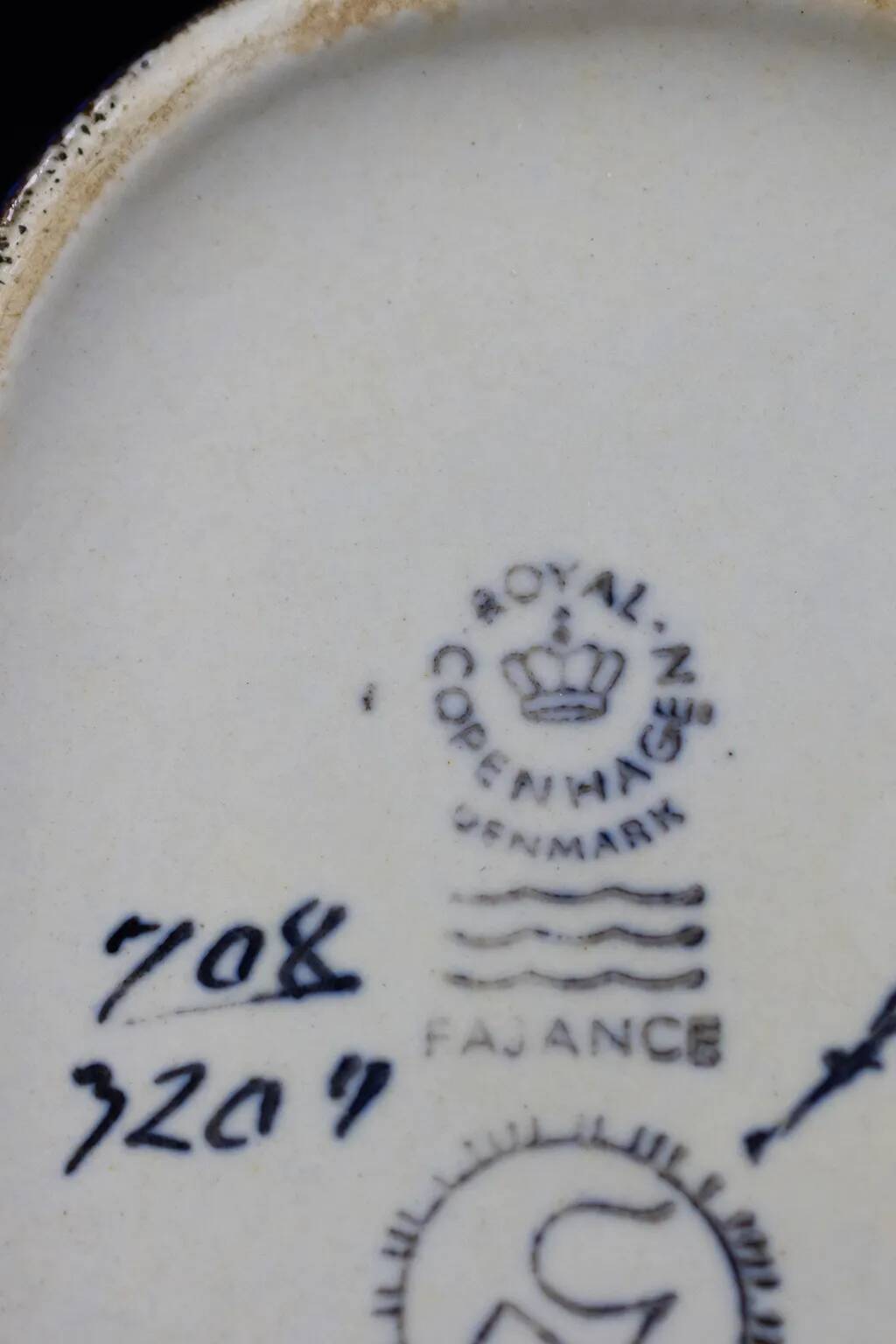 Royal Copenhagen “Baca” earthenware soliflore, Nils Thorsson, 60s/70s