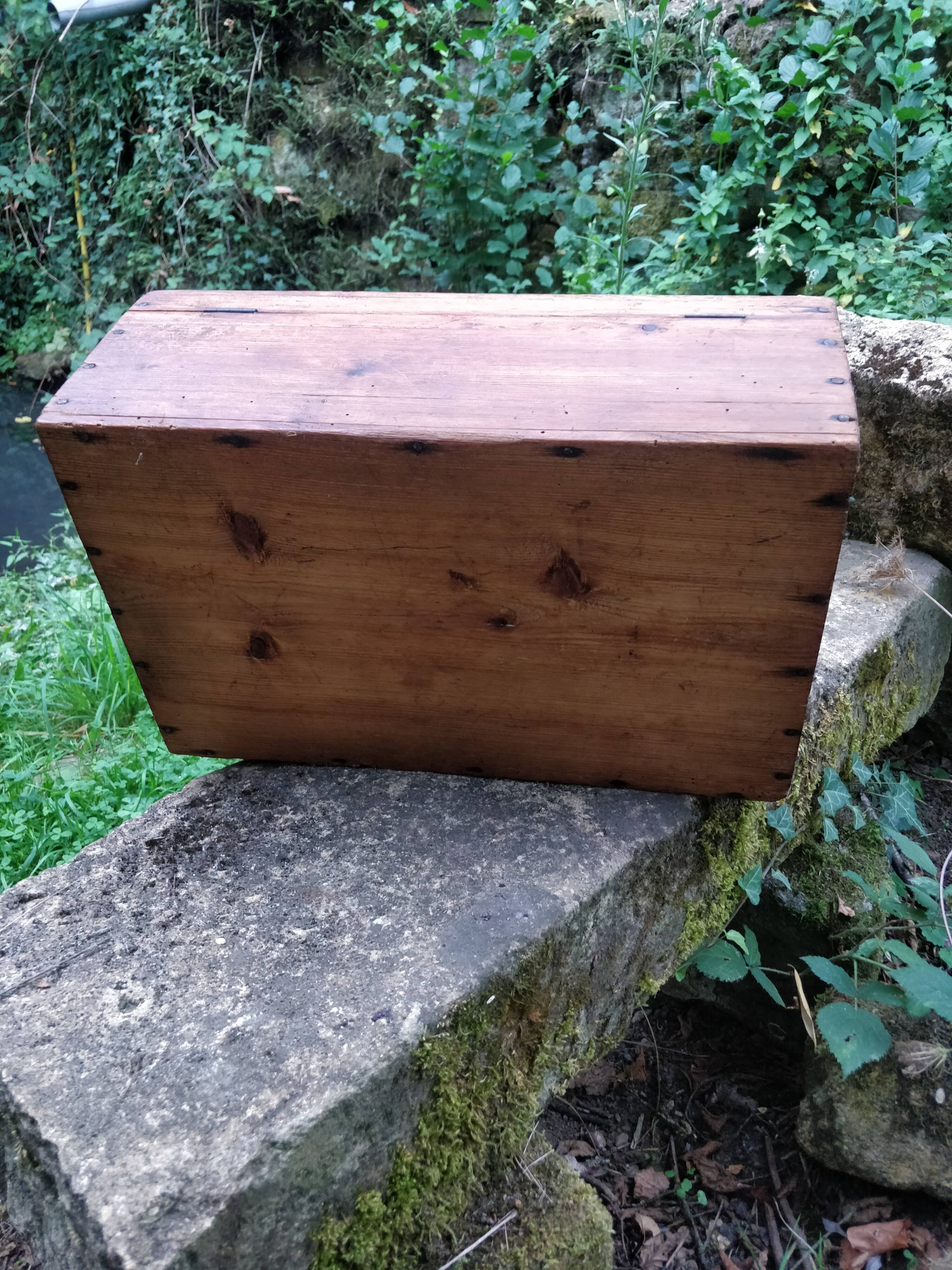Acien wooden chest