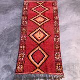 Red Boujad Moroccan rug - 224 x 113 cm