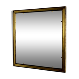 Brass square mirror, 1960s.
