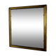Brass square mirror, 1960s.