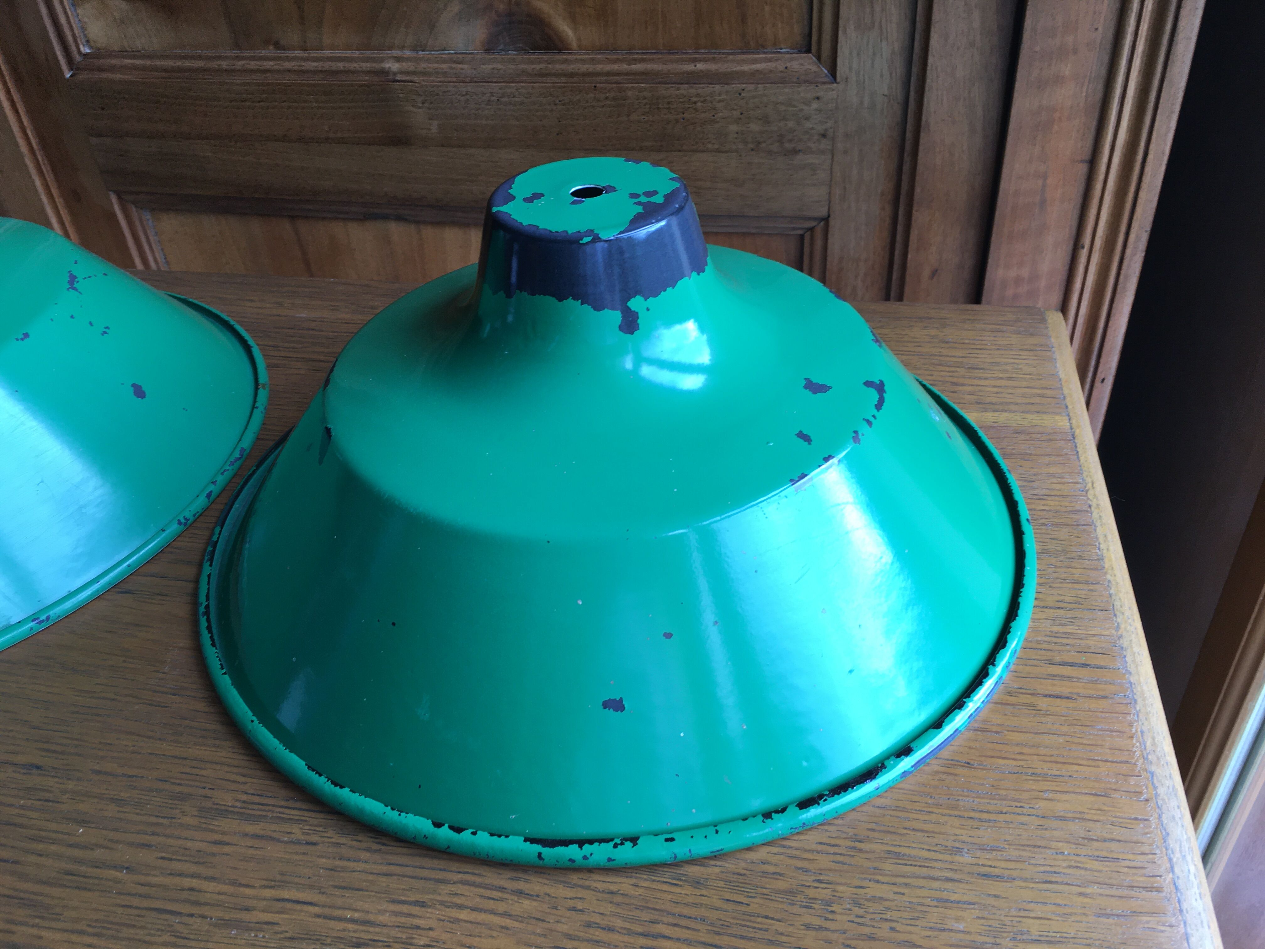 Lot of two old lampshades