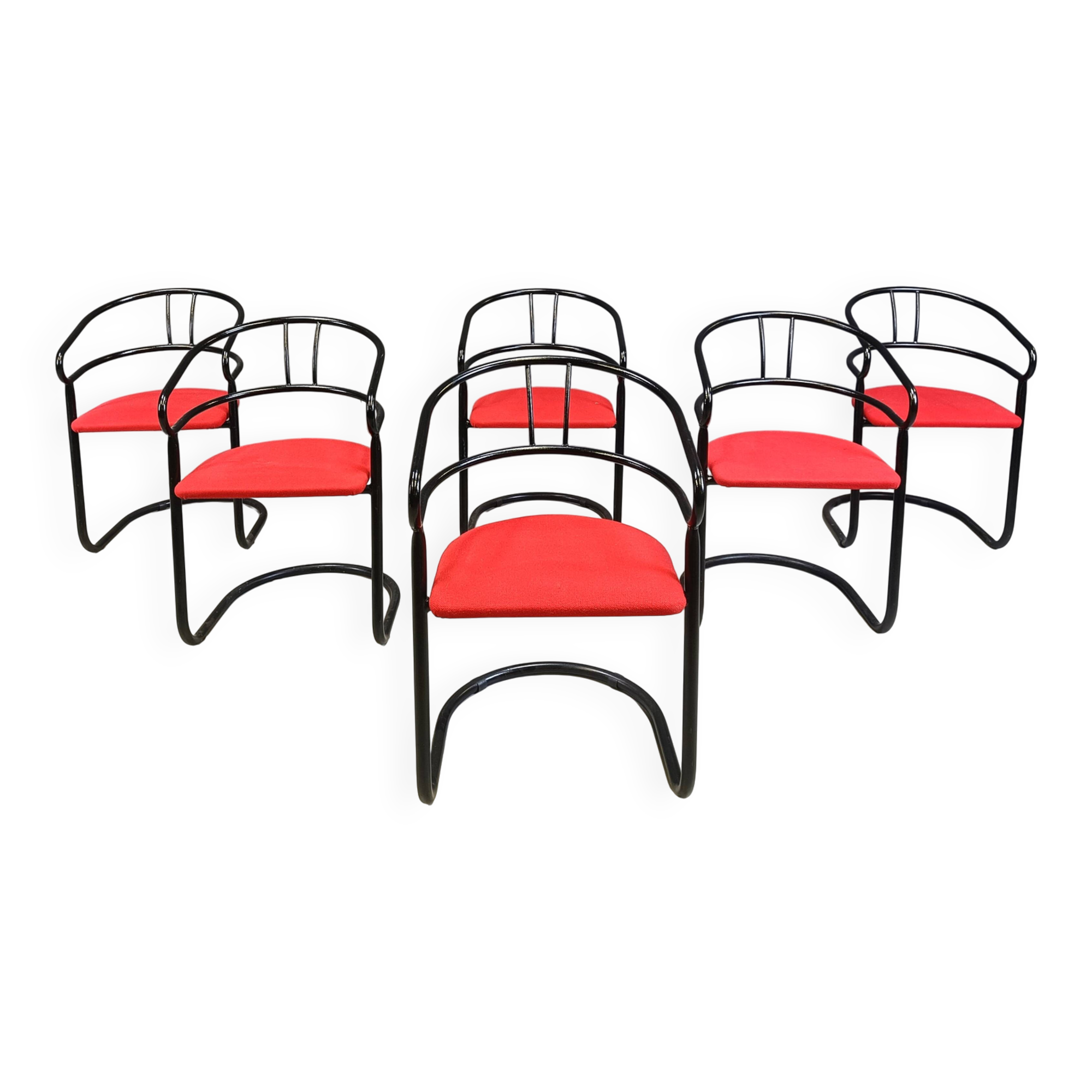 Post modern dining chairs, 1980s