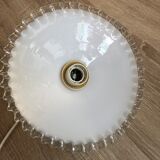 Suspension en opaline blanche