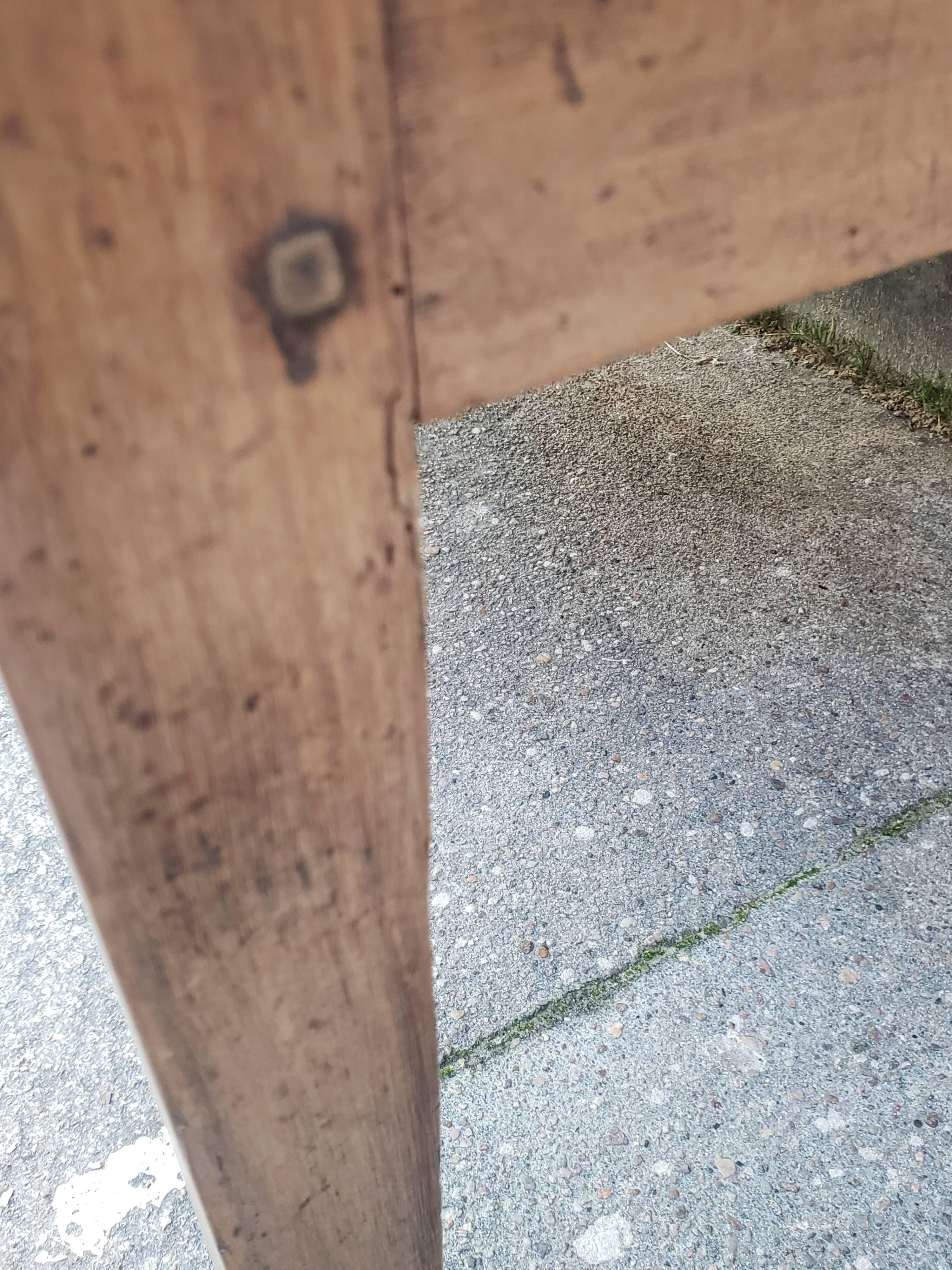 Farm table coffee table