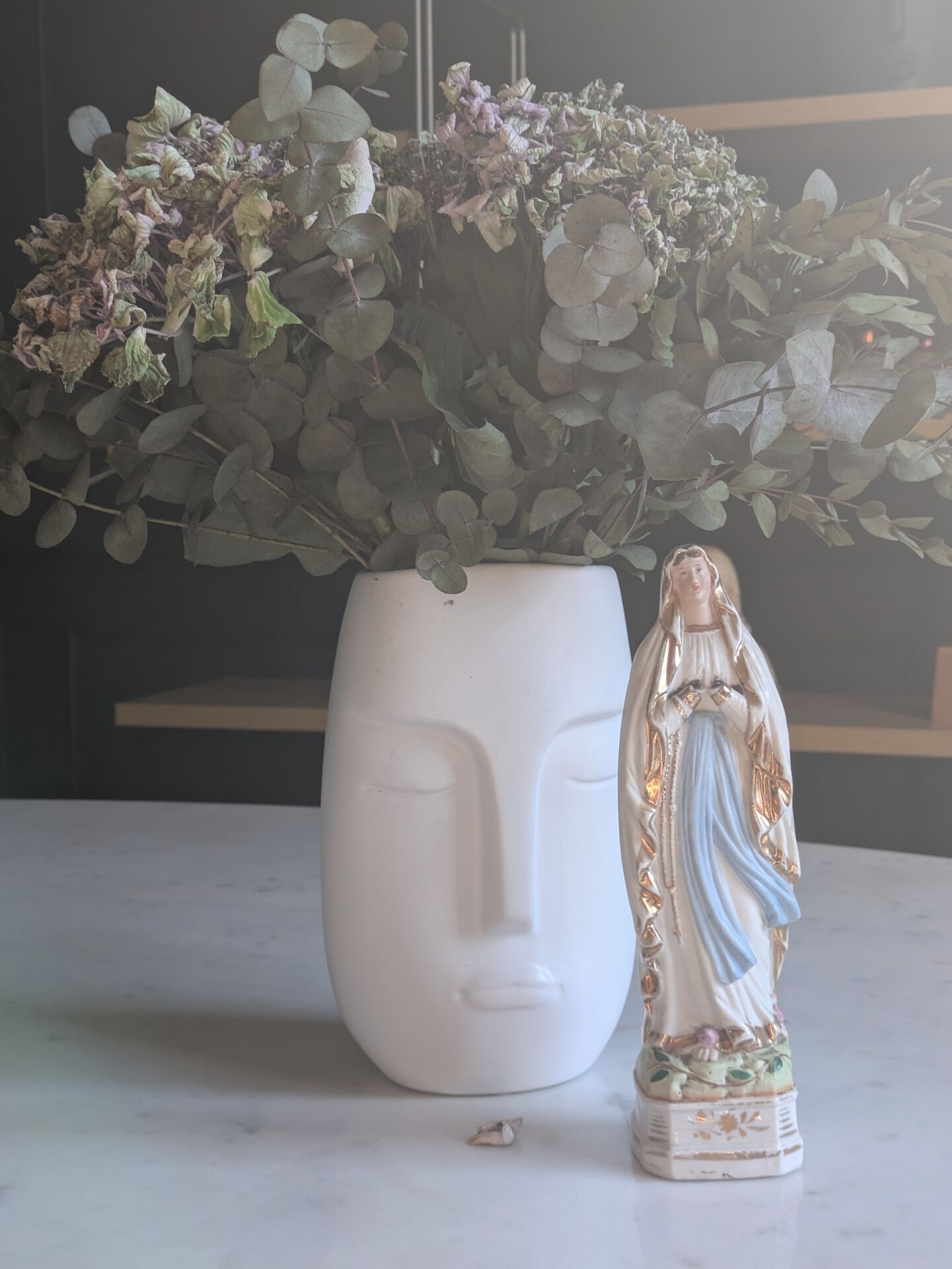Statuette de la Sainte Vierge, fin XIXeme - début XXeme