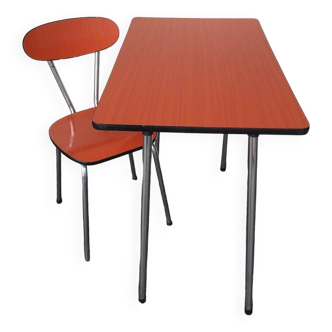 formica set in orange