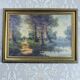 Forest Landscape, 20th Century, Oil on Canvas, Framed