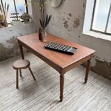 Turned leg cherry table 160cm