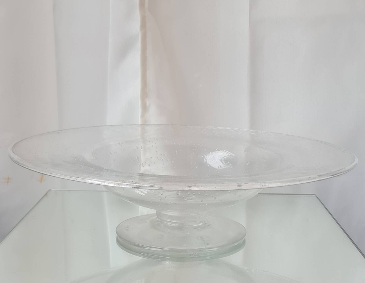 Large Biot glass bowl
