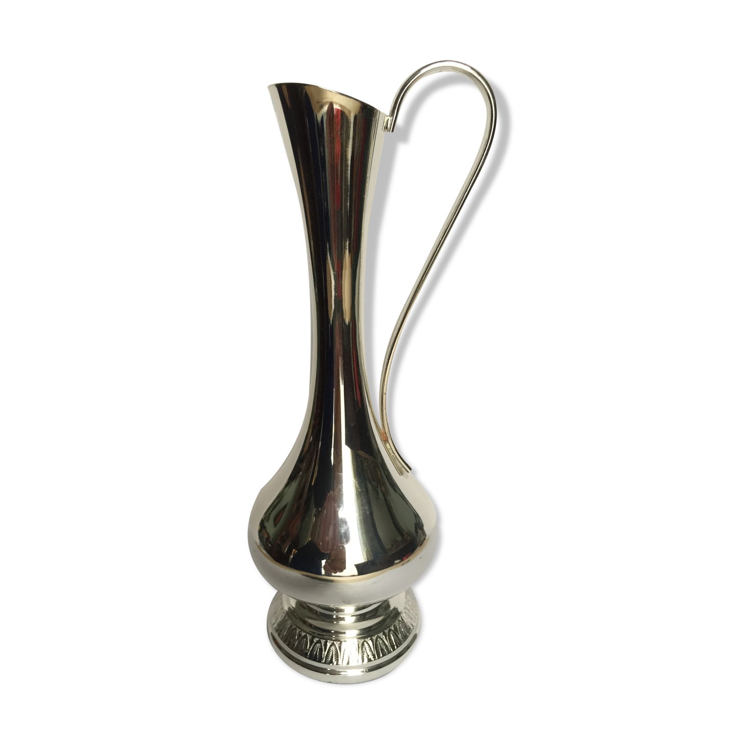 Silver metal soliflore