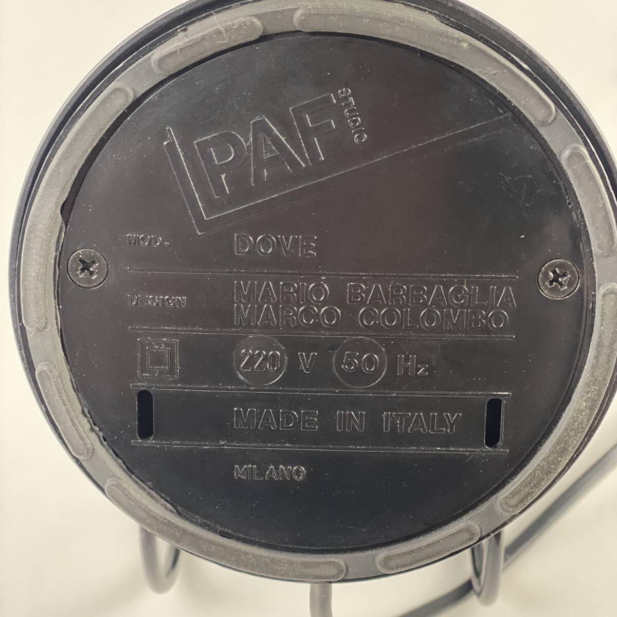 Italian Dove lamp by Mario Barbaglia and Marco Colombo for PAF studio, 1980