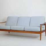 Danish Teak 3-seater Sofa by Arne Vodder 60er Vintage Mid-Century Design